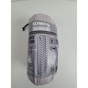 Klymit Static V  Inflatable Sleeping Pad Gray Camping Hiking 3 Season 72x23